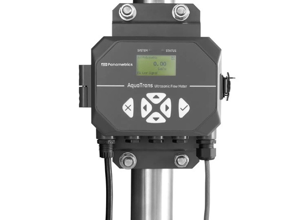 AquaTrans AT600 clamp-on ultrasonic flow meter