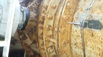 AT600 sensor installation close-up detail