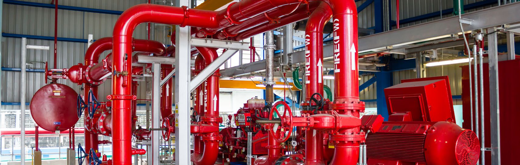 Fire pump room