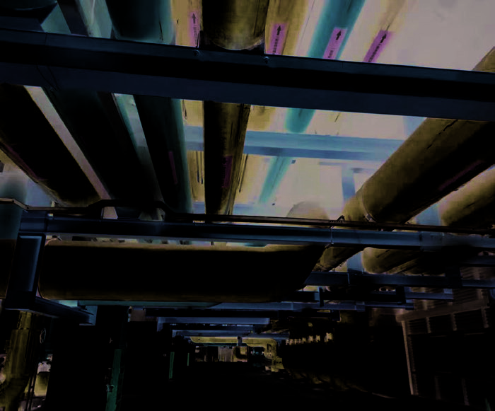 Water piping in a semiconductor fab facility